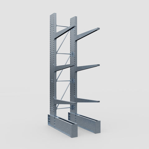 Cantilever Rack - Single Sided - Ultra Heavy Duty - Hot Dip Galvanized - Full Bay - Height 4267mm