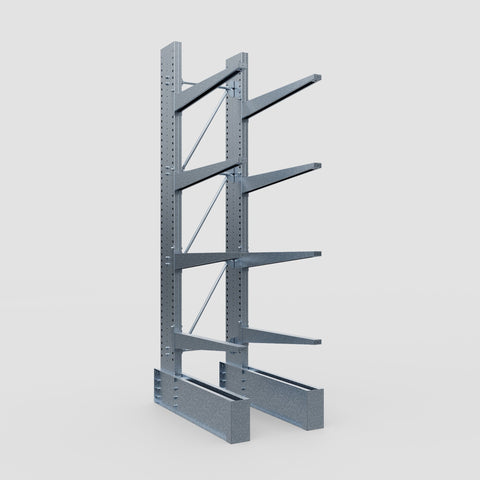 Cantilever Rack - Single Sided - Ultra Heavy Duty - Hot Dip Galvanized - Full Bay - Height 4267mm