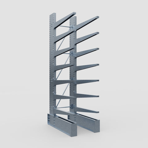 Cantilever Rack - Single Sided - Ultra Heavy Duty - Hot Dip Galvanized - Full Bay - Height 4267mm
