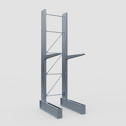 Cantilever Rack - Single Sided - Ultra Heavy Duty - Hot Dip Galvanized - Full Bay - Height 4877mm