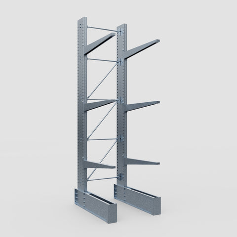 Cantilever Rack - Single Sided - Ultra Heavy Duty - Hot Dip Galvanized - Full Bay - Height 4877mm