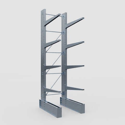 Cantilever Rack - Single Sided - Ultra Heavy Duty - Hot Dip Galvanized - Full Bay - Height 4877mm