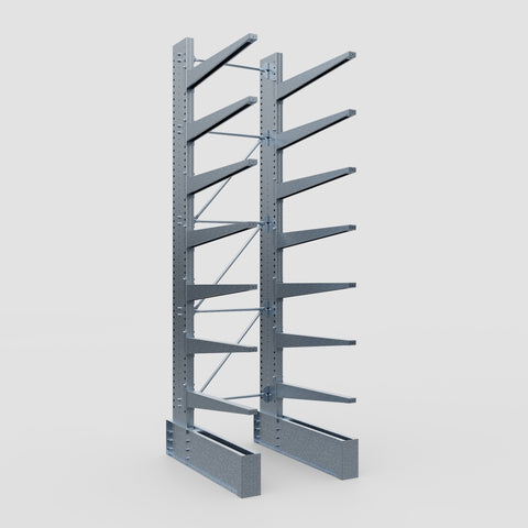 Cantilever Rack - Single Sided - Ultra Heavy Duty - Hot Dip Galvanized - Full Bay - Height 4877mm