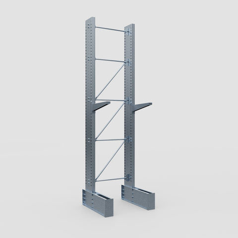 Cantilever Rack - Single Sided - Ultra Heavy Duty - Hot Dip Galvanized - Full Bay - Height 4877mm