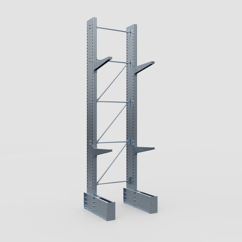 Cantilever Rack - Single Sided - Ultra Heavy Duty - Hot Dip Galvanized - Full Bay - Height 4877mm