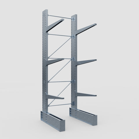Cantilever Rack - Single Sided - Ultra Heavy Duty - Hot Dip Galvanized - Full Bay - Height 4877mm