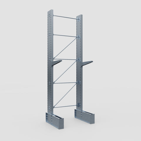 Cantilever Rack - Single Sided - Ultra Heavy Duty - Hot Dip Galvanized - Full Bay - Height 4877mm