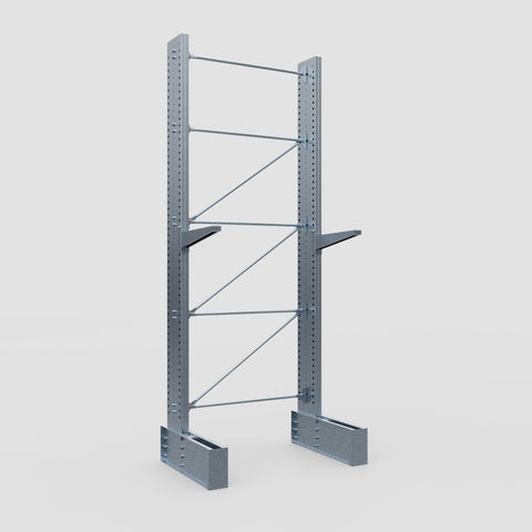 Cantilever Rack - Single Sided - Ultra Heavy Duty - Hot Dip Galvanized - Full Bay - Height 4877mm