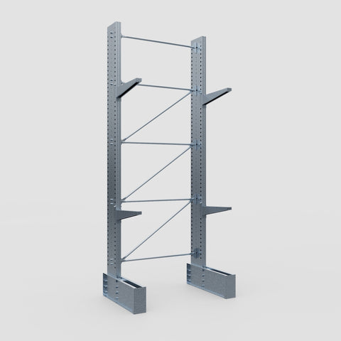 Cantilever Rack - Single Sided - Ultra Heavy Duty - Hot Dip Galvanized - Full Bay - Height 4877mm