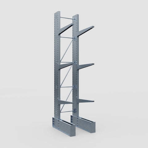 Cantilever Rack - Single Sided - Ultra Heavy Duty - Hot Dip Galvanized - Full Bay - Height 4877mm