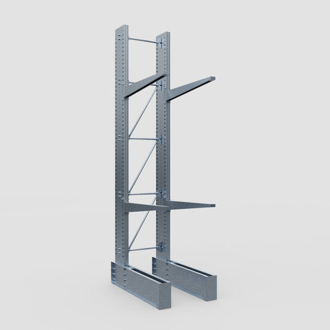 Cantilever Rack - Single Sided - Ultra Heavy Duty - Hot Dip Galvanized - Full Bay - Height 4877mm