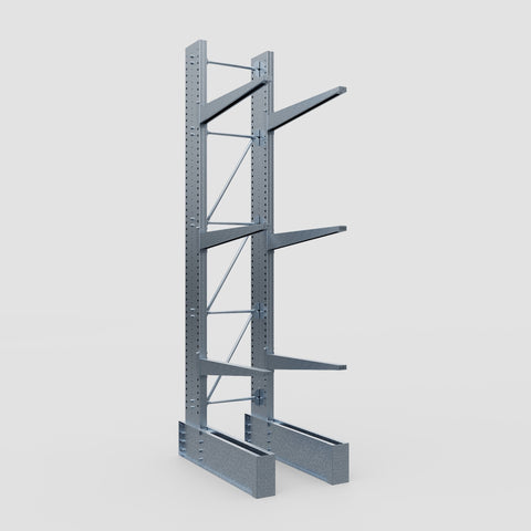 Cantilever Rack - Single Sided - Ultra Heavy Duty - Hot Dip Galvanized - Full Bay - Height 4877mm