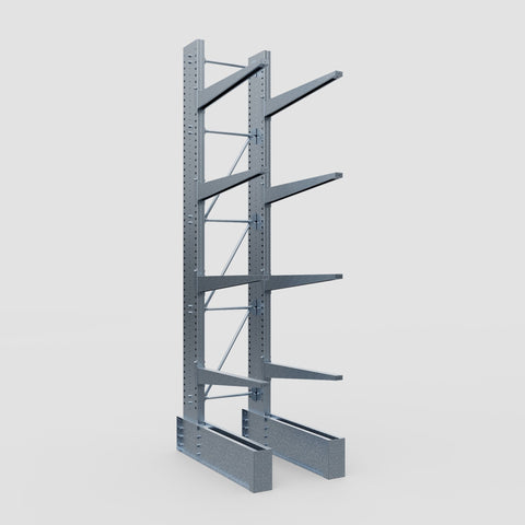 Cantilever Rack - Single Sided - Ultra Heavy Duty - Hot Dip Galvanized - Full Bay - Height 4877mm
