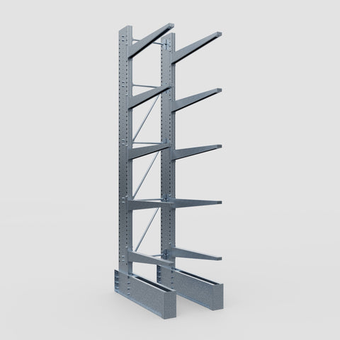 Cantilever Rack - Single Sided - Ultra Heavy Duty - Hot Dip Galvanized - Full Bay - Height 4877mm