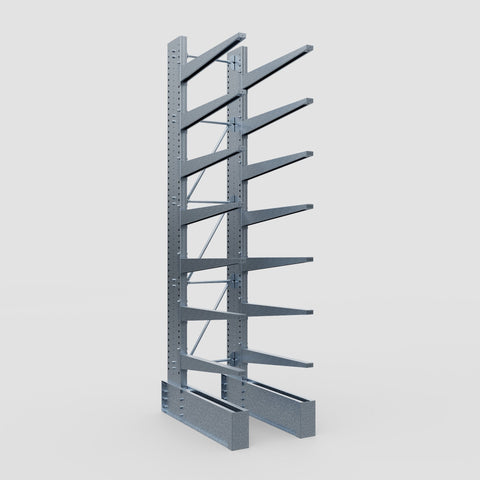 Cantilever Rack - Single Sided - Ultra Heavy Duty - Hot Dip Galvanized - Full Bay - Height 4877mm