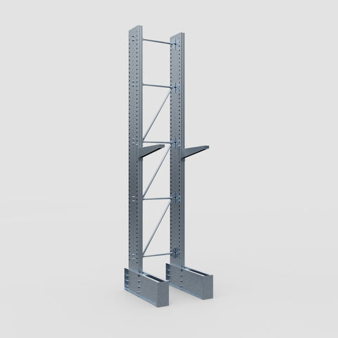 Cantilever Rack - Single Sided - Ultra Heavy Duty - Hot Dip Galvanized - Full Bay - Height 4877mm