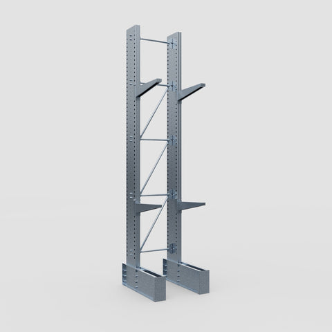 Cantilever Rack - Single Sided - Ultra Heavy Duty - Hot Dip Galvanized - Full Bay - Height 4877mm