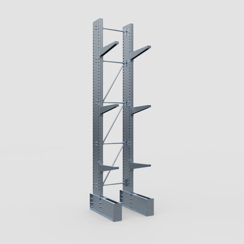 Cantilever Rack - Single Sided - Ultra Heavy Duty - Hot Dip Galvanized - Full Bay - Height 4877mm