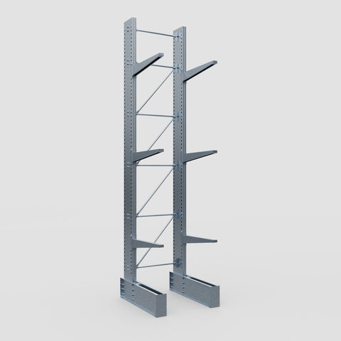 Cantilever Rack - Single Sided - Ultra Heavy Duty - Hot Dip Galvanized - Full Bay - Height 5791mm
