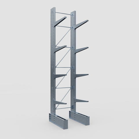 Cantilever Rack - Single Sided - Ultra Heavy Duty - Hot Dip Galvanized - Full Bay - Height 5791mm
