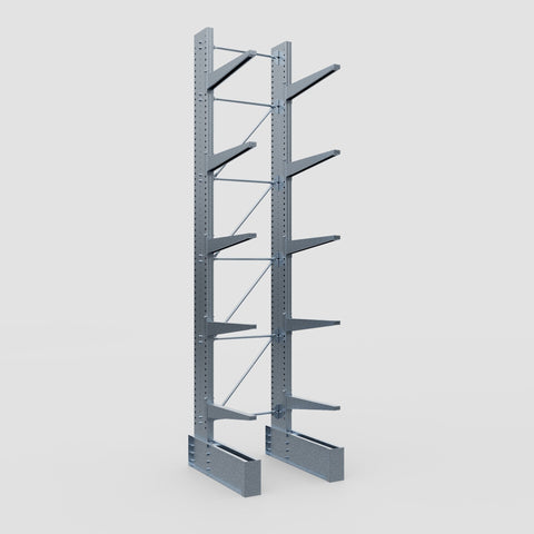 Cantilever Rack - Single Sided - Ultra Heavy Duty - Hot Dip Galvanized - Full Bay - Height 5791mm