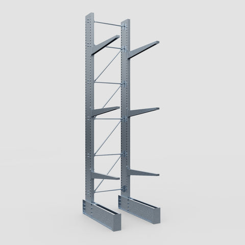 Cantilever Rack - Single Sided - Ultra Heavy Duty - Hot Dip Galvanized - Full Bay - Height 5791mm