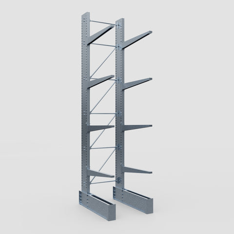 Cantilever Rack - Single Sided - Ultra Heavy Duty - Hot Dip Galvanized - Full Bay - Height 5791mm