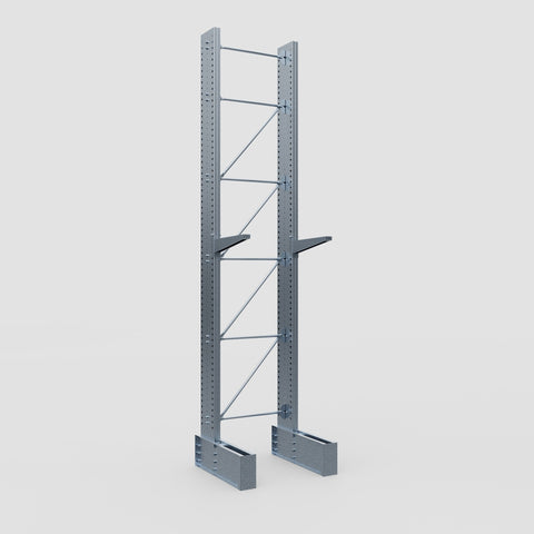 Cantilever Rack - Single Sided - Ultra Heavy Duty - Hot Dip Galvanized - Full Bay - Height 5791mm