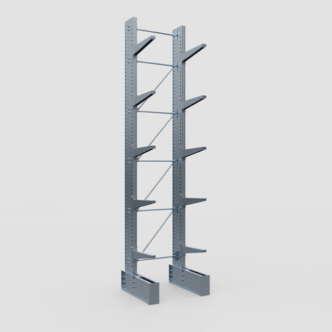 Cantilever Rack - Single Sided - Ultra Heavy Duty - Hot Dip Galvanized - Full Bay - Height 5791mm