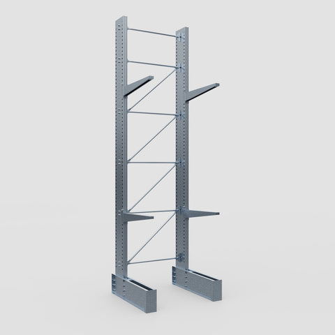 Cantilever Rack - Single Sided - Ultra Heavy Duty - Hot Dip Galvanized - Full Bay - Height 5791mm