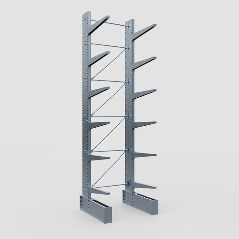 Cantilever Rack - Single Sided - Ultra Heavy Duty - Hot Dip Galvanized - Full Bay - Height 5791mm