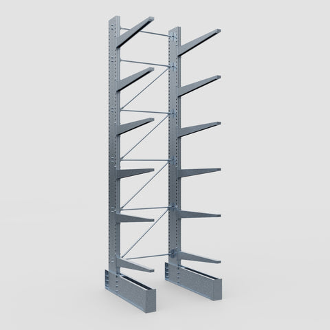 Cantilever Rack - Single Sided - Ultra Heavy Duty - Hot Dip Galvanized - Full Bay - Height 5791mm