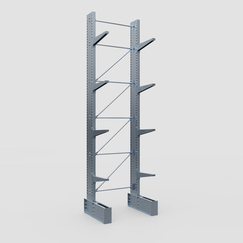 Cantilever Rack - Single Sided - Ultra Heavy Duty - Hot Dip Galvanized - Full Bay - Height 5791mm