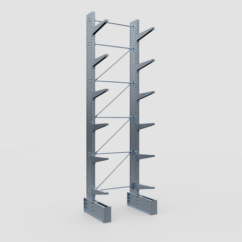 Cantilever Rack - Single Sided - Ultra Heavy Duty - Hot Dip Galvanized - Full Bay - Height 5791mm