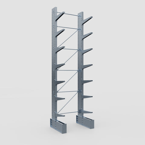 Cantilever Rack - Single Sided - Ultra Heavy Duty - Hot Dip Galvanized - Full Bay - Height 5791mm