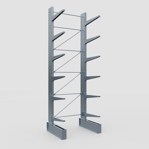 Cantilever Rack - Single Sided - Ultra Heavy Duty - Hot Dip Galvanized - Full Bay - Height 5791mm