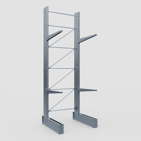 Cantilever Rack - Single Sided - Ultra Heavy Duty - Hot Dip Galvanized - Full Bay - Height 5791mm