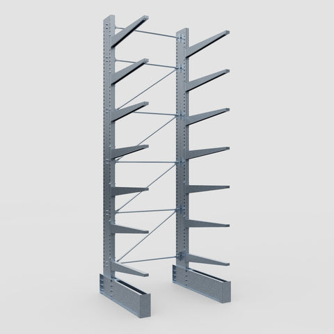 Cantilever Rack - Single Sided - Ultra Heavy Duty - Hot Dip Galvanized - Full Bay - Height 5791mm