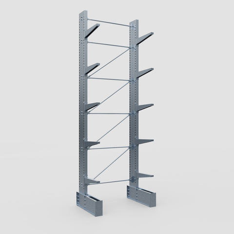 Cantilever Rack - Single Sided - Ultra Heavy Duty - Hot Dip Galvanized - Full Bay - Height 5791mm