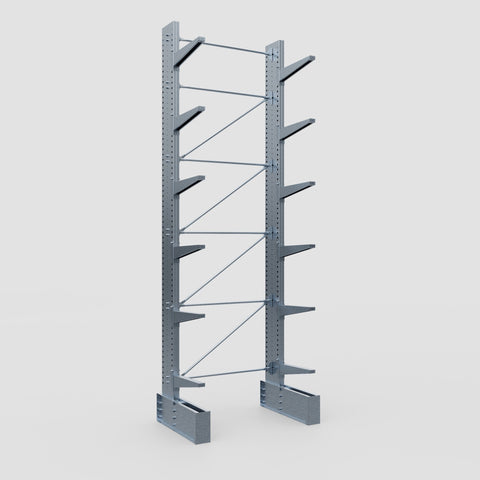 Cantilever Rack - Single Sided - Ultra Heavy Duty - Hot Dip Galvanized - Full Bay - Height 5791mm