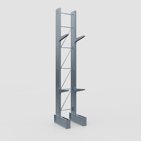 Cantilever Rack - Single Sided - Ultra Heavy Duty - Hot Dip Galvanized - Full Bay - Height 5791mm