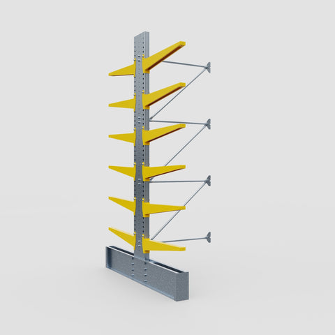 Cantilever Rack - Double Sided - Ultra Heavy Duty - Powder Coated - Add-On Bay - Height 4267mm