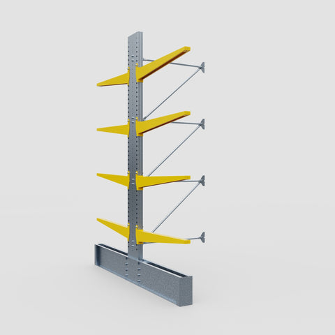 Cantilever Rack - Double Sided - Ultra Heavy Duty - Powder Coated - Add-On Bay - Height 4267mm