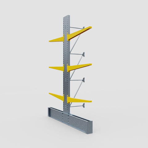 Cantilever Rack - Double Sided - Ultra Heavy Duty - Powder Coated - Add-On Bay - Height 4267mm