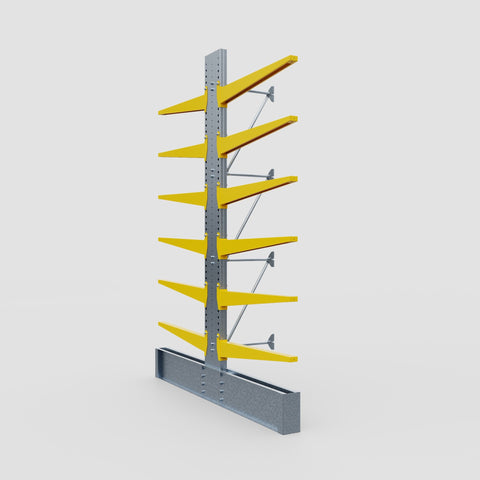 Cantilever Rack - Double Sided - Ultra Heavy Duty - Powder Coated - Add-On Bay - Height 4267mm
