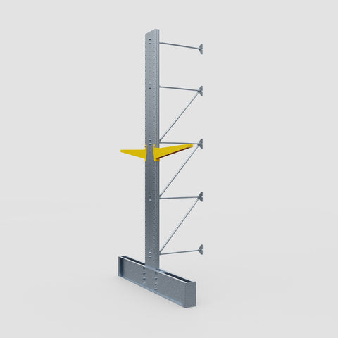 Cantilever Rack - Double Sided - Ultra Heavy Duty - Powder Coated - Add-On Bay - Height 4877mm