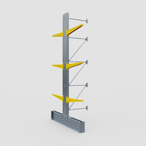Cantilever Rack - Double Sided - Ultra Heavy Duty - Powder Coated - Add-On Bay - Height 4877mm