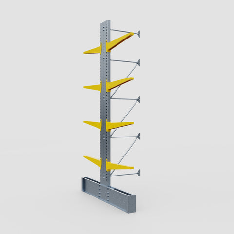Cantilever Rack - Double Sided - Ultra Heavy Duty - Powder Coated - Add-On Bay - Height 4877mm