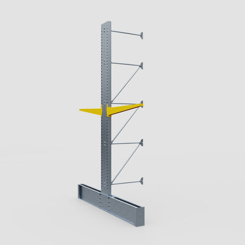 Cantilever Rack - Double Sided - Ultra Heavy Duty - Powder Coated - Add-On Bay - Height 4877mm