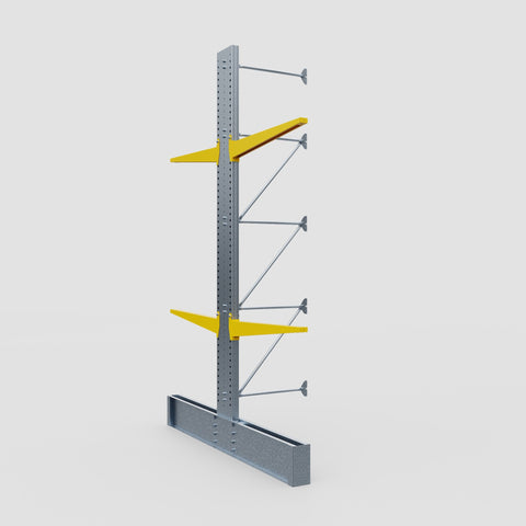 Cantilever Rack - Double Sided - Ultra Heavy Duty - Powder Coated - Add-On Bay - Height 4877mm